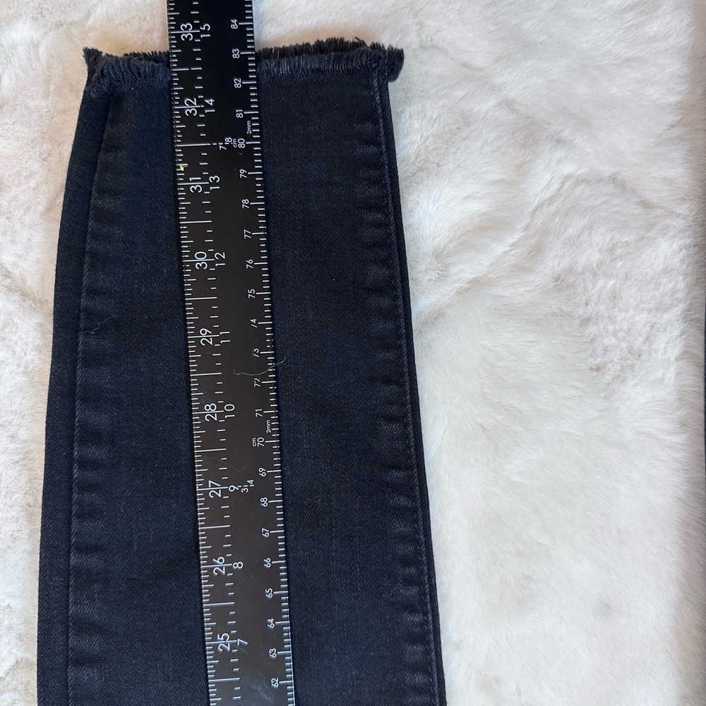 Just Black women’s black distressed jeans size 24 - Picture 4 of 6